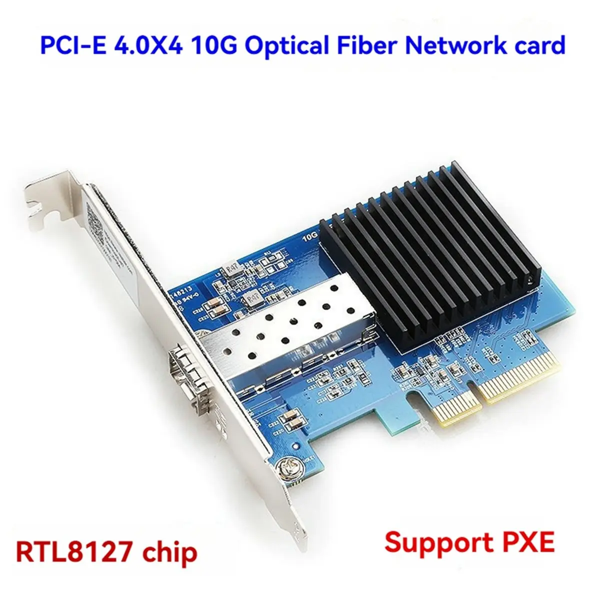 Mega Oferta 618, Tarjeta de Red Ethernet 10G, PCI-E 4.0 4X, Chip RTL8127 SFP+ Individual, Tarjeta de Red Gigabit Ethernet PCI Ex
