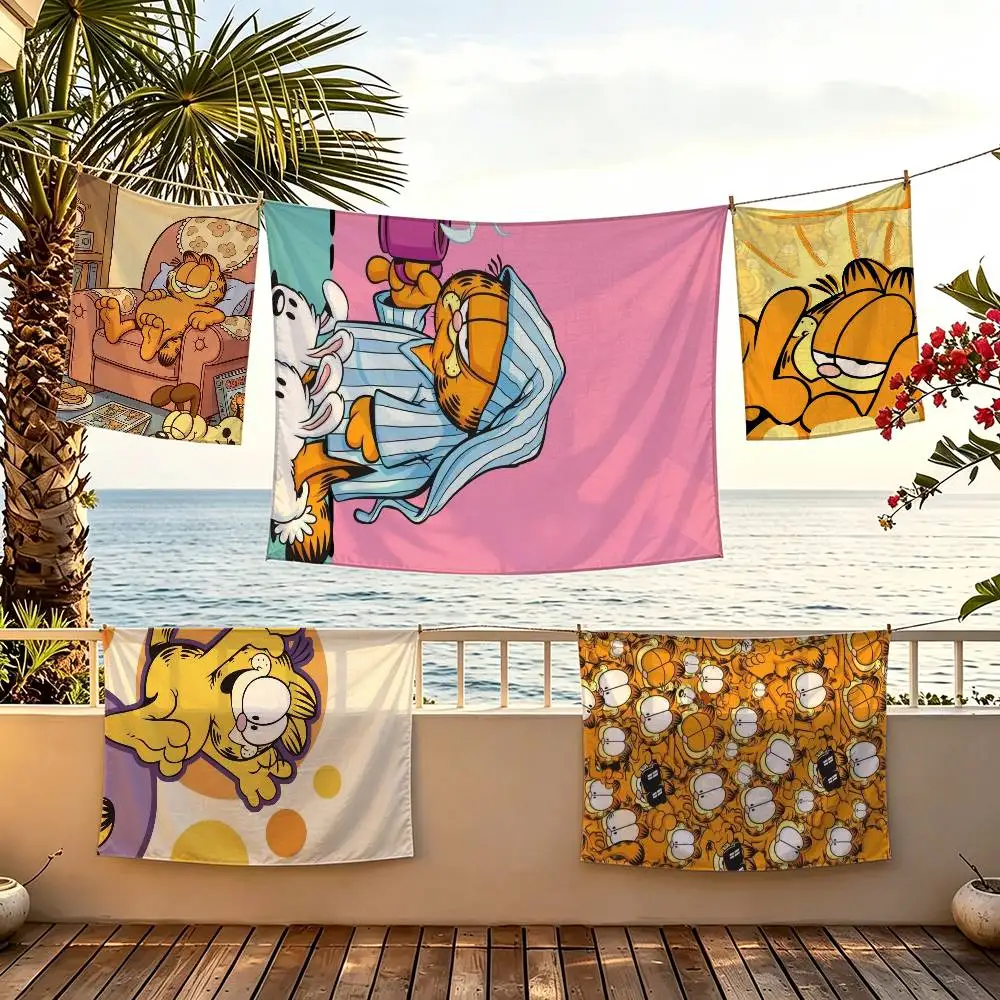 C-Cute G-Garfields flag For Camping Party Picnic Studio Booth Background Wall Interior Decoration Banner