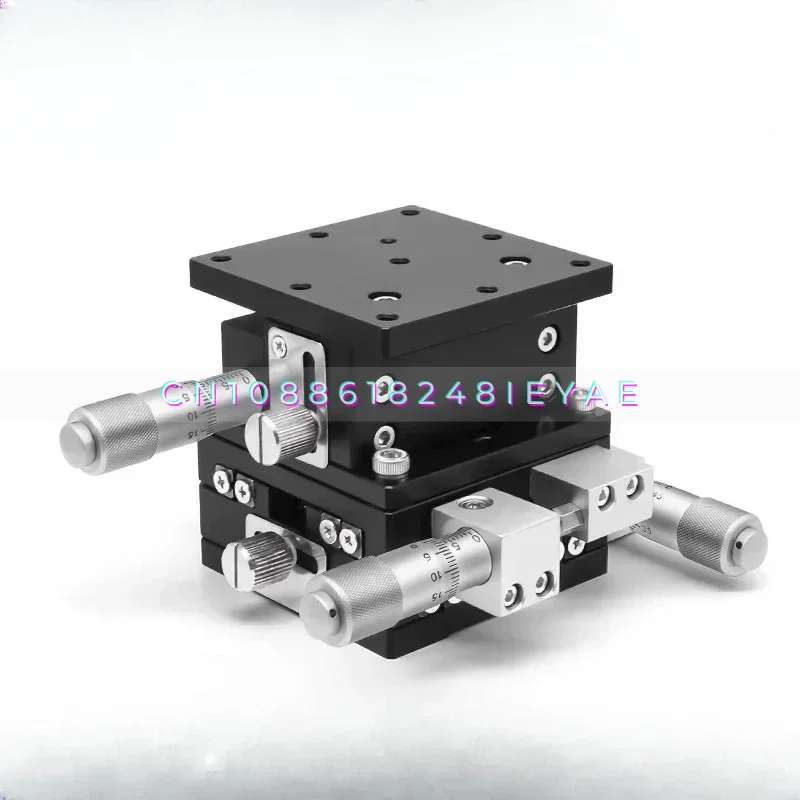 Suitable for XYZ Three-axis Manual Precision Fine-tuning Sliding Table LD40/60/80/90/125-LM Optical Motion Displacement 3 Dof Mo