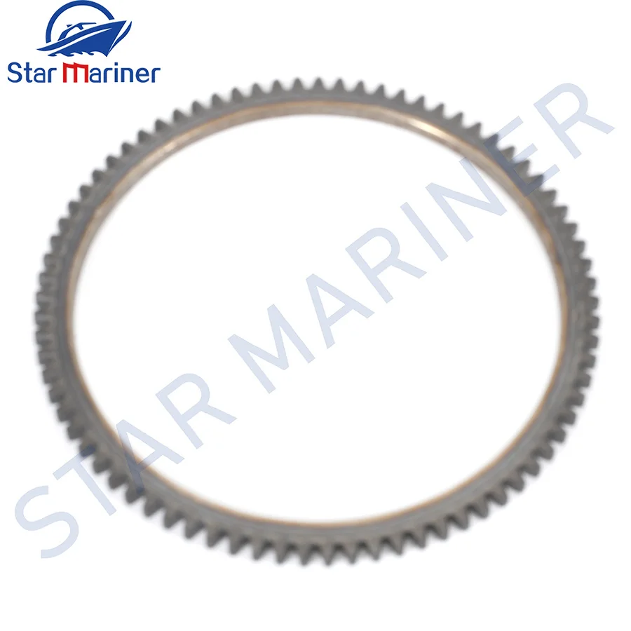6AH-85550-10 Flywheel Crown Gear Ring For YAMAHA Outboard Motor F15A 4T 15HP 6AH-85550 6AH Seapro F20 boat engine replaces