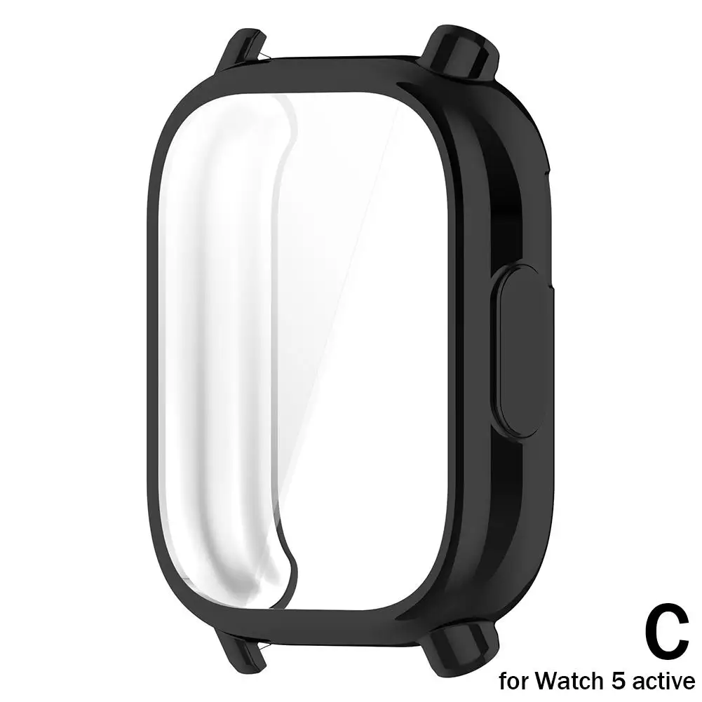 Watch Protective For Redmi Watch 5 Active/5 Lite Tpu Plating Soft Full Cover Anti-scratch Bumper Protective O2u7