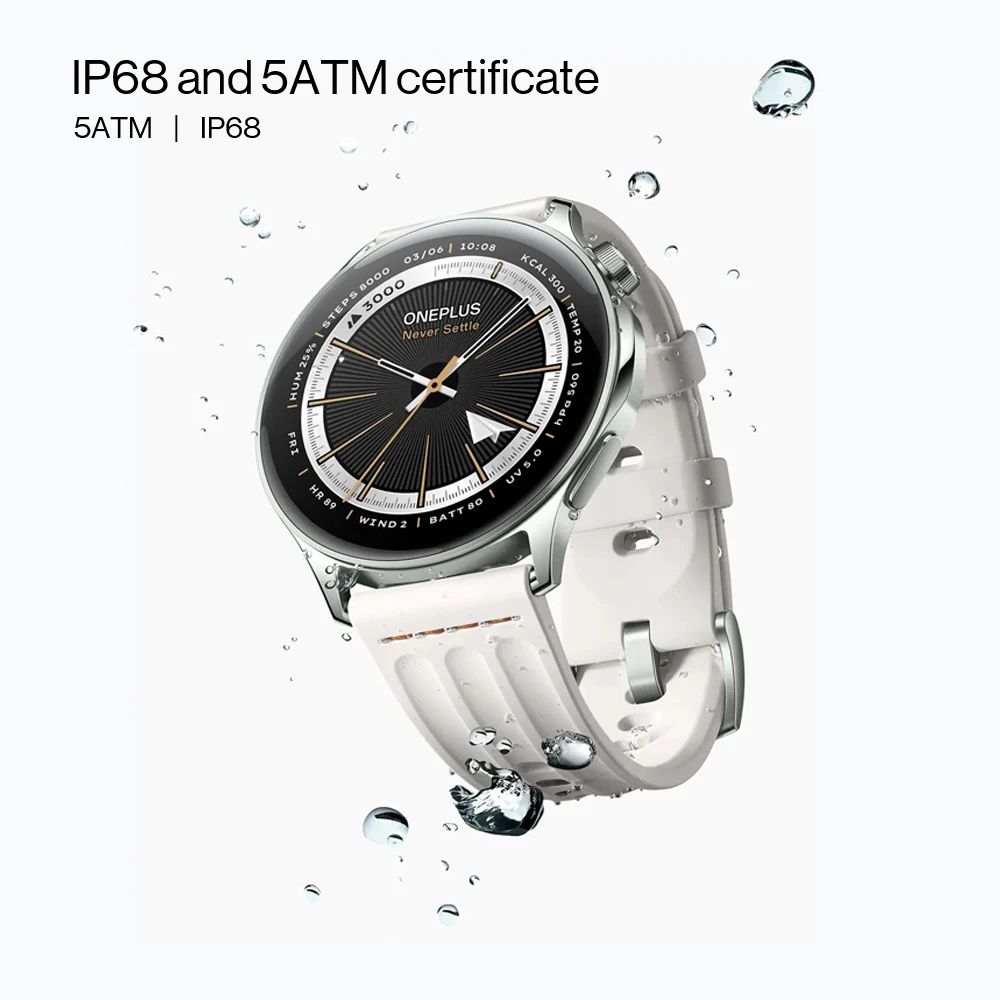 Reloj inteligente OnePlus Watch Lite, pantalla de 1,46 pulgadas, 59 g, 10 días de autonomía fiable, monitorización de la frecuencia cardíaca y del oxígeno en sangre. 6