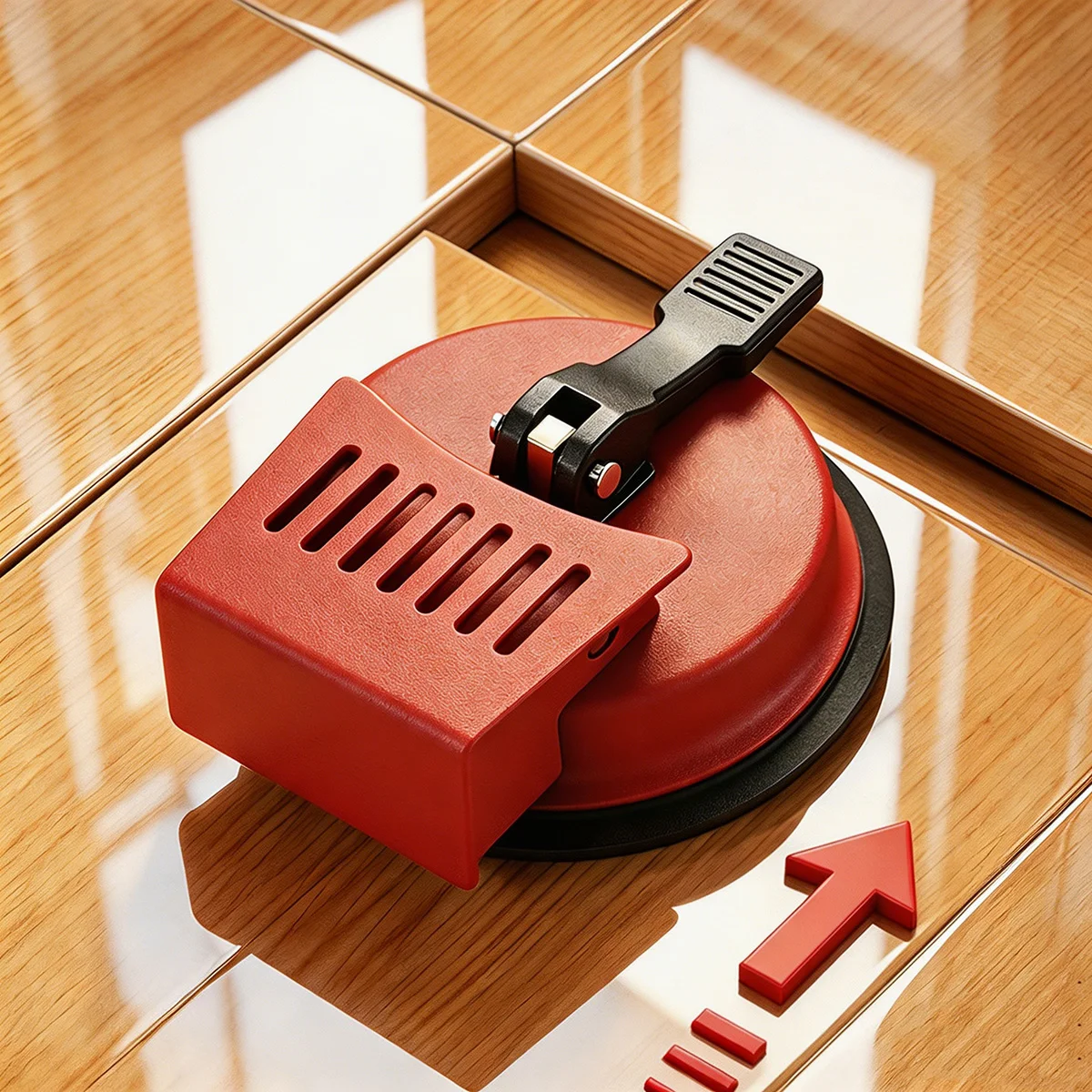 Heavy Duty Floor Gap Repair Tool Suction Cup Vacuum Grabber Thickened Rubber Anti-Slip Tile Paver Installation Fixer