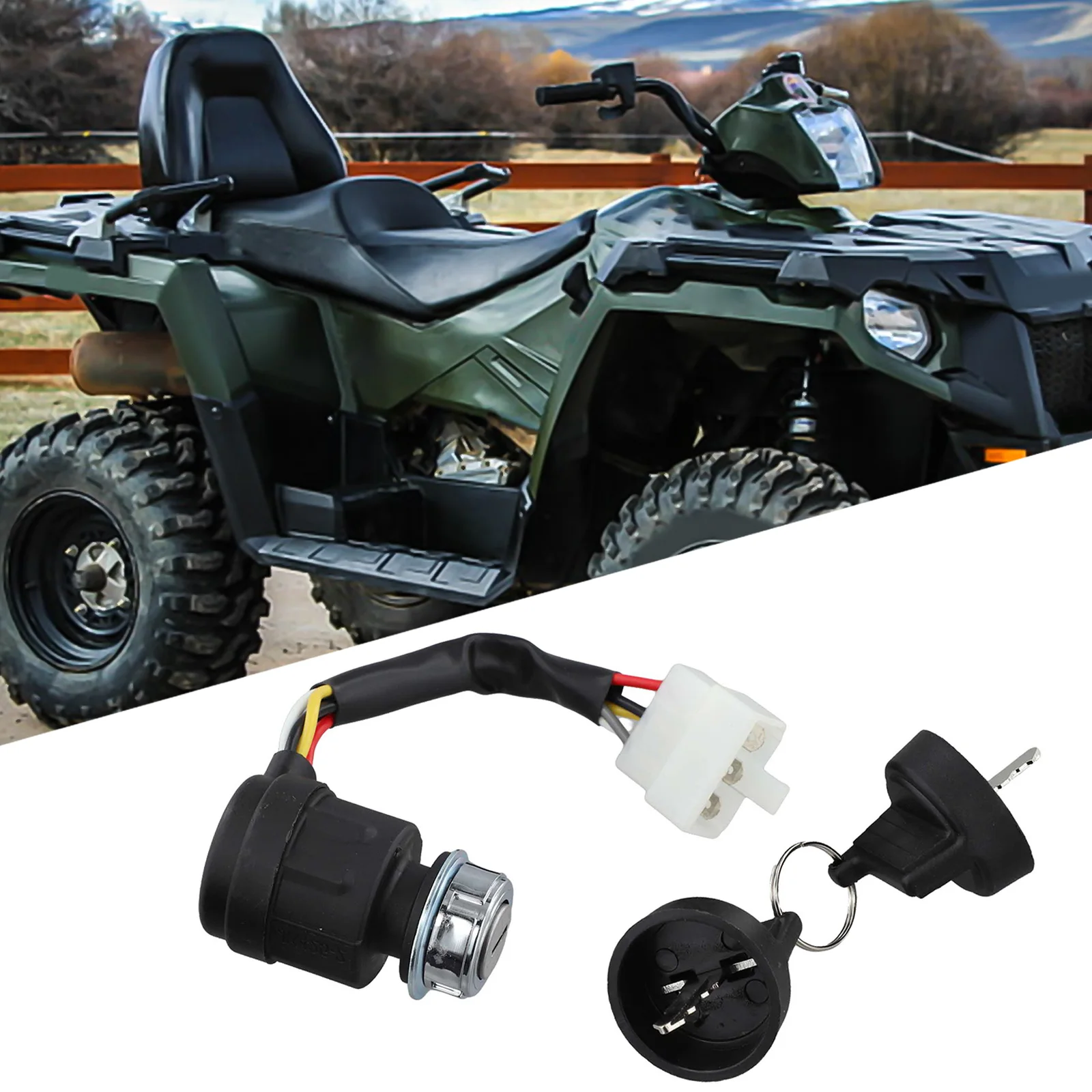 for Dirt Bike Lock Ignition Switch Made Of ABS Material Direct Replacement High Universality Fitment For Motorcycles
