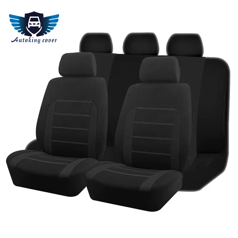 AUTOKING Universal Fabric Car Seat Covers Fit For Most Car SUV Truck Van Car Accessories Interior Seat Covers Car