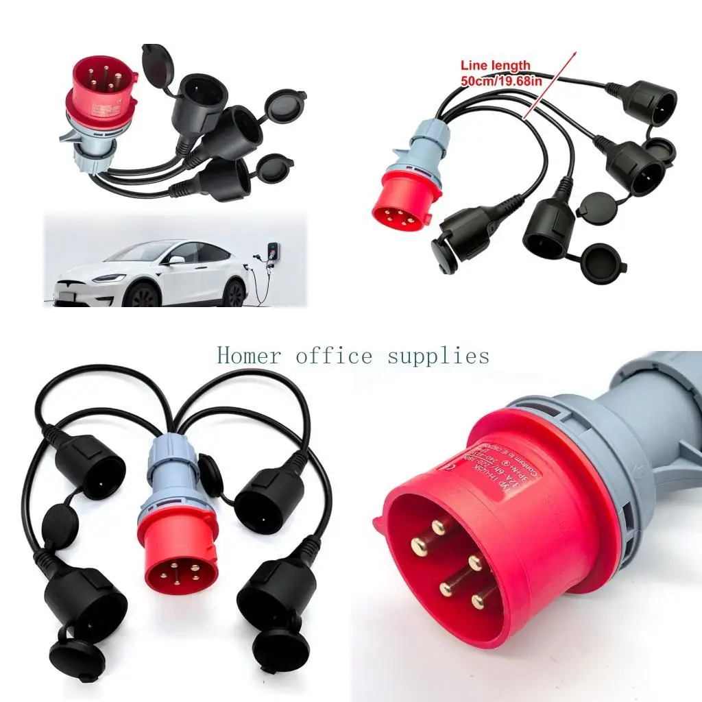 K43B CE32A Coupler Plug with Waterproof Cover for Outdoor Lighting and Appliance