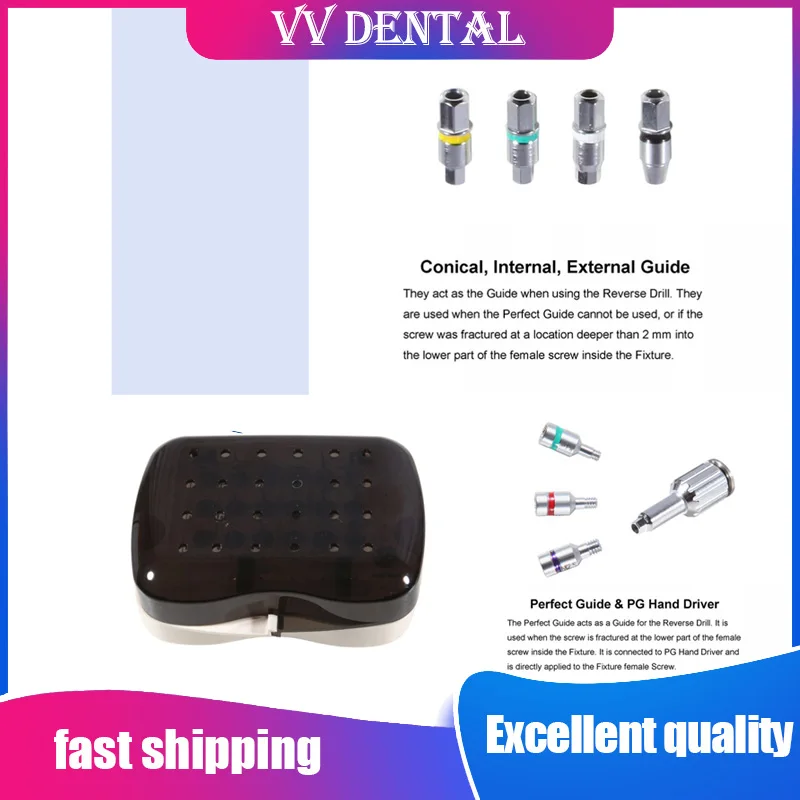 

VV Abutment Fractured Screw Removal Kit Dental Implant &Fractured Screw Removal Kit Universal Implant Implant