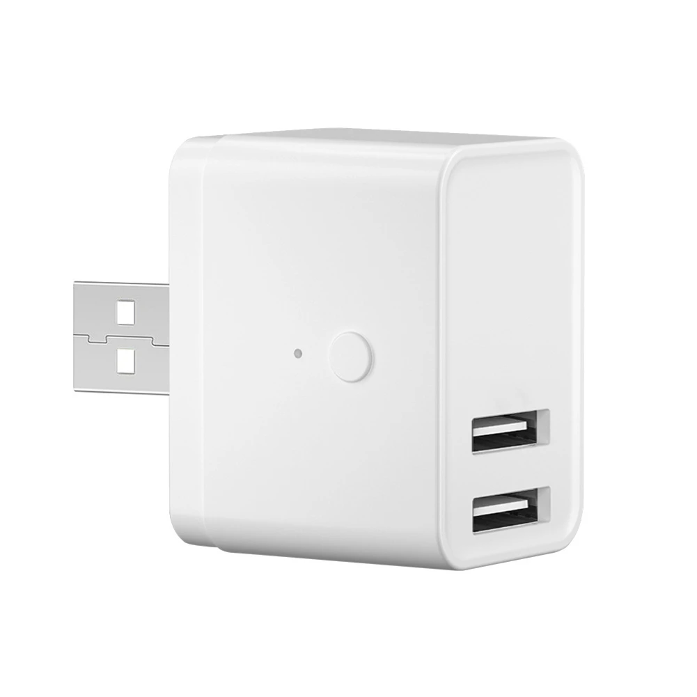 محول ذكي Tuya Smart Zigbee USB محول التبديل 5V Mini 2 USB محول الطاقة التحكم الذكي في الحياة لـ Yandex