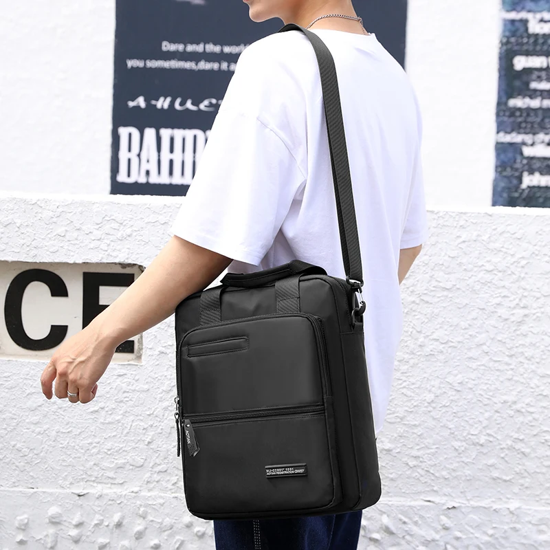 AOTIAN กระเป๋าสะพายชาย Tote 13.3 "แล็ปท็อปกระเป๋าเอกสาร Man Ipad Messenger กระเป๋าคุณภาพสูงธุรกิจ Crossbody กระเป๋ากระเป๋าถือชาย