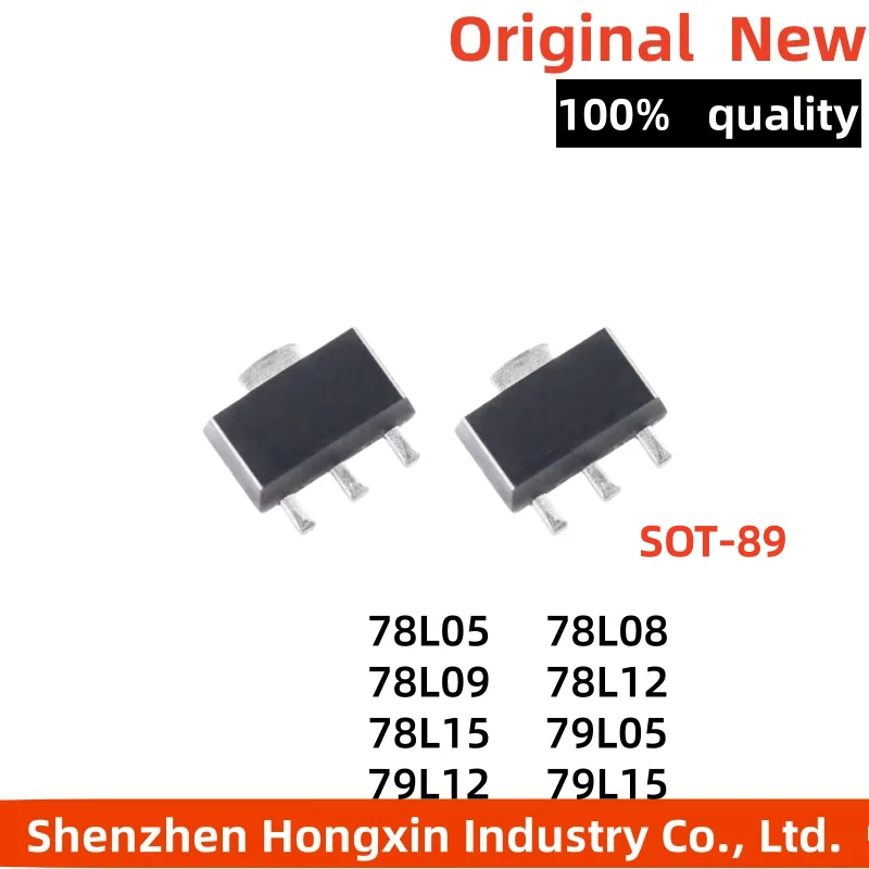 50-100 pieces of CJ 79L12 CJ78L05 78L08 78L09 78L12 78L15 SMT SOT-89 three terminal voltage regulator regulator