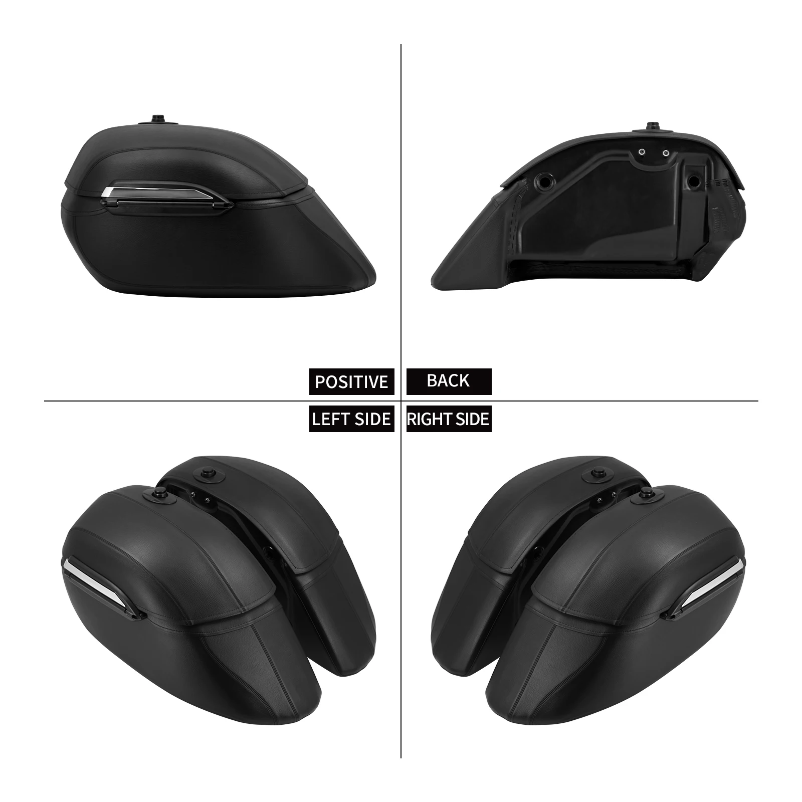 Motorcycle Saddlebags Hard Bags Trunk Luggage Heavy Duty Mounting Bracket Kit For Harley Touring Softail XL For Suzuki For BMW - Image 5