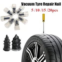 Vacuum Tyre Repair Nail Tire Puncture Screws Motorcycle Fitting Set Tubeless Wheel Repairs Punctures Kit Patches for Car