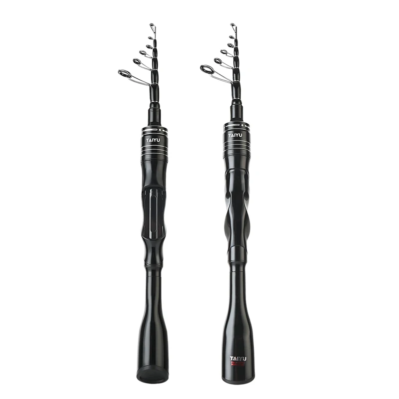 

TAIYU 1.5m/1.68m/1.8m Telescopic Fishing Rod Carbon Fiber LF Soft Tip Ultra Light Short Section Fishing Rod