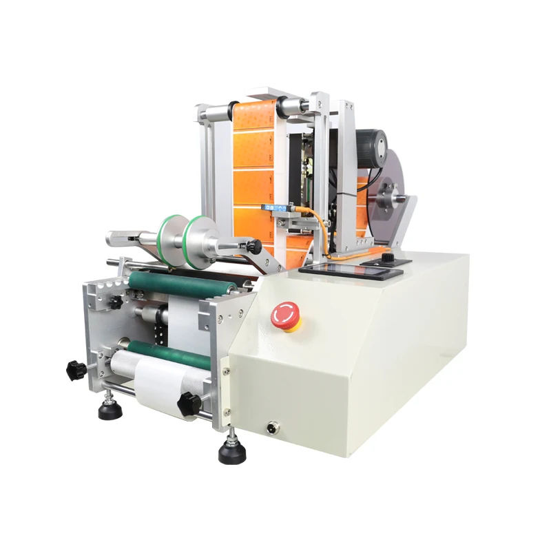Semi Automatic Roller Flat and Motor Rotary Labeling Machine With Date Code Printer