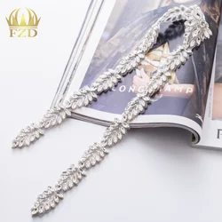 1pcs Rhinestone Bridal Belt Diamond Wedding Dress Belt Crystal Wedding Sash for Wedding Dress Accessories Patches for Clothing