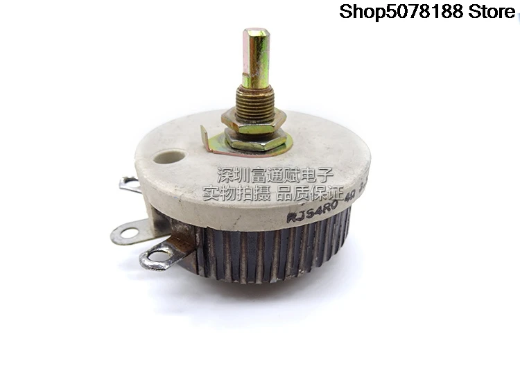 Potentiomètre enroulé en céramique OHMITE RJS4RO 4R4 ohm 2,53A potentiomètre à résistance variable