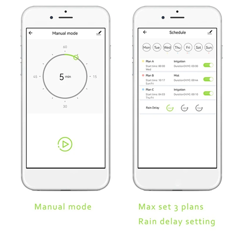 AB42-Wifi Water Controller Smart Sprinkler Controller Wifi Irrigation Controller Wireless Watering System Valve APP EU PLUG