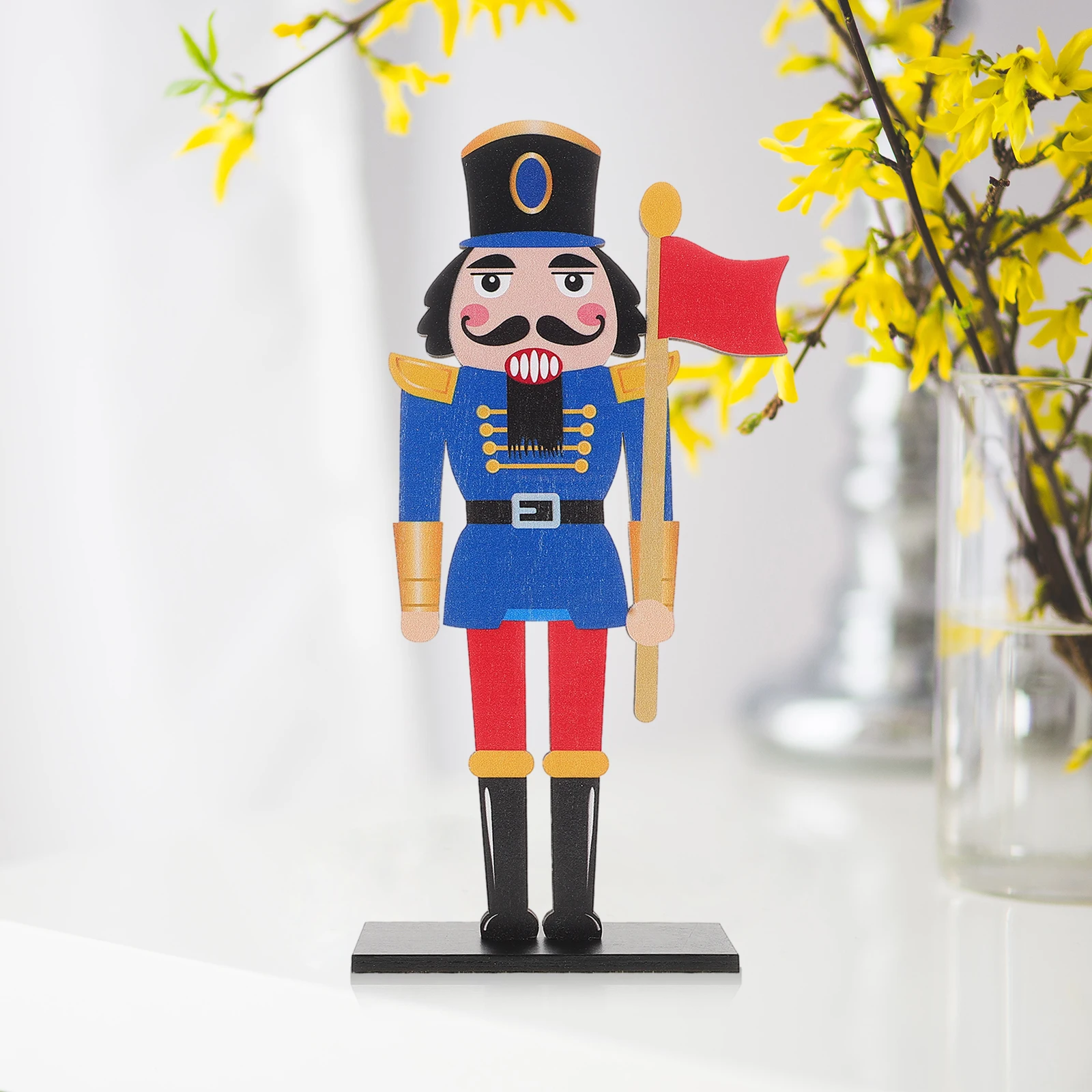 

Nutcracker Ornament Decorations Indoor Figure Home Table Fireplace Holiday Ornaments Halloween Figures Puppet