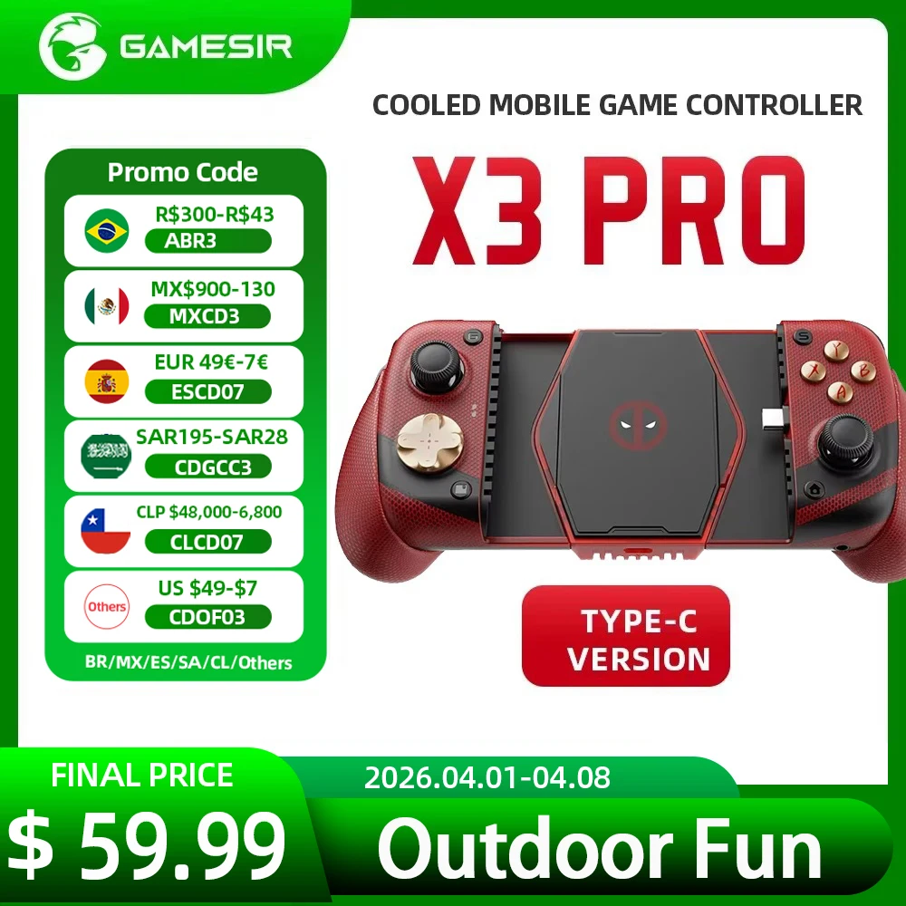 GameSir X3 Pro Controller Android Deadpool: La Guida Definitiva per un'Esperienza di Gioco Mobile Sostenibile e Impeccabile