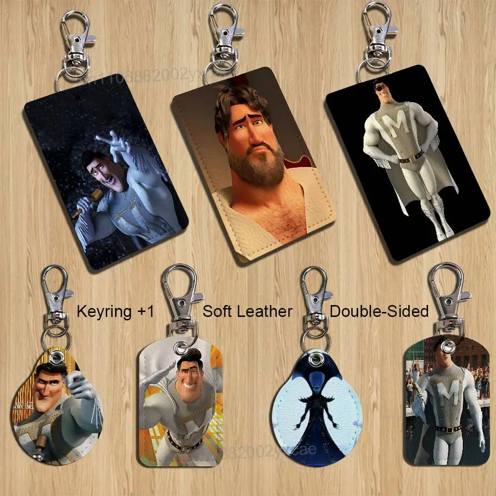 

Chengdu Metro Man Megamind Cartoon Singer Anime Card Keychain Fashion Pendant Bag ID Door Card Case Bus Card Cute Adult