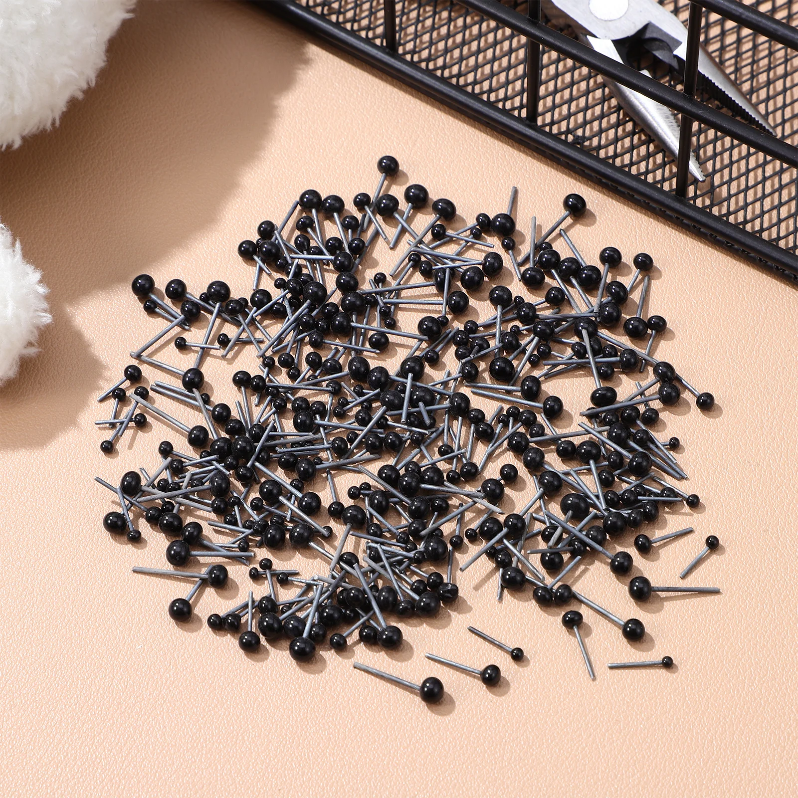 

300 шт. глаза для чучел животных глазное яблоко крючком стеклянные пуговицы ручной работы глазные яблоки