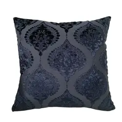 Jacquard Cushion Cover Sofa Decorative Cutting Velvet Throw Pillowcase from Factory