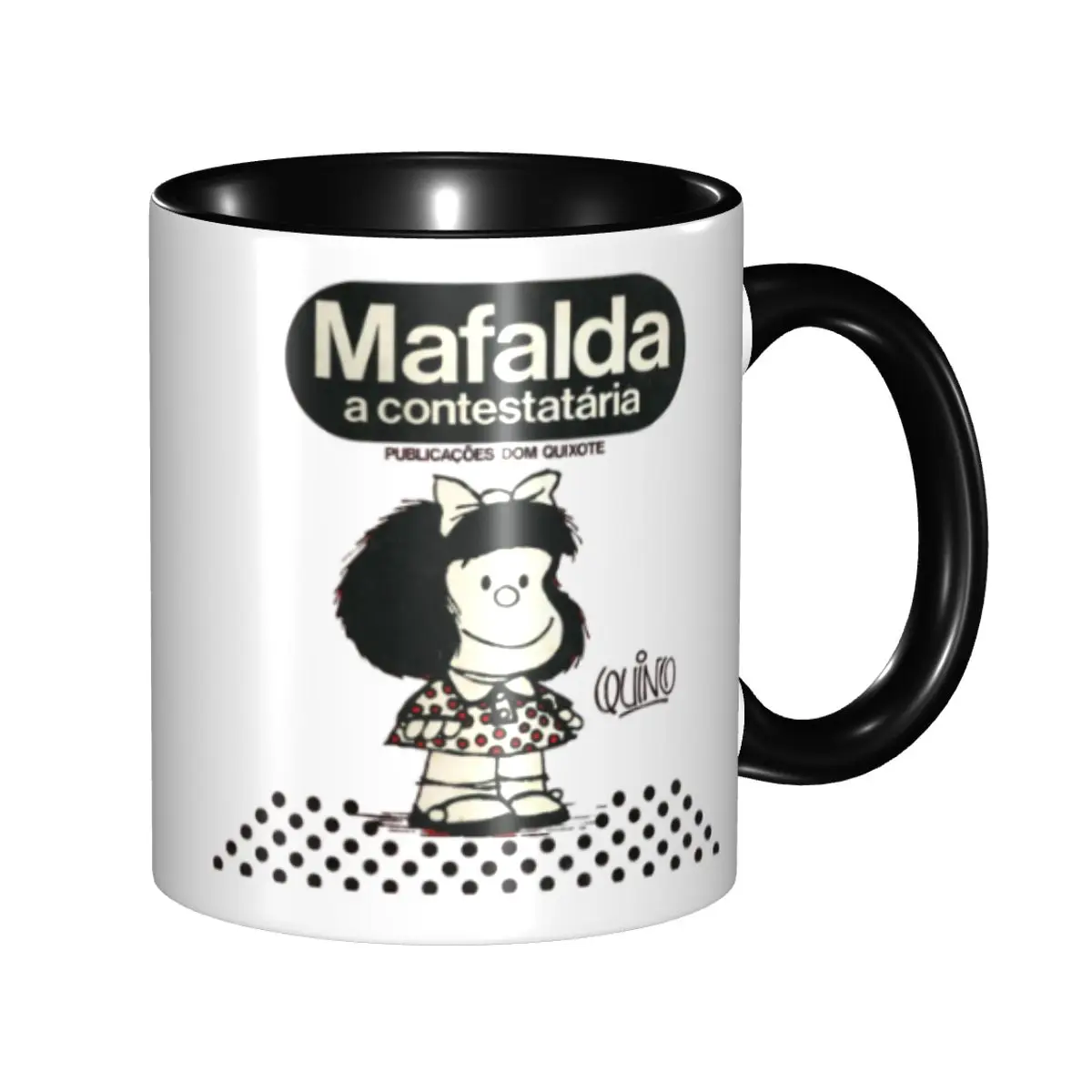 Quino Comic Cartoon Mafalda Kaffeetassen DIY Personalisierte Keramik Milchtee-Becher