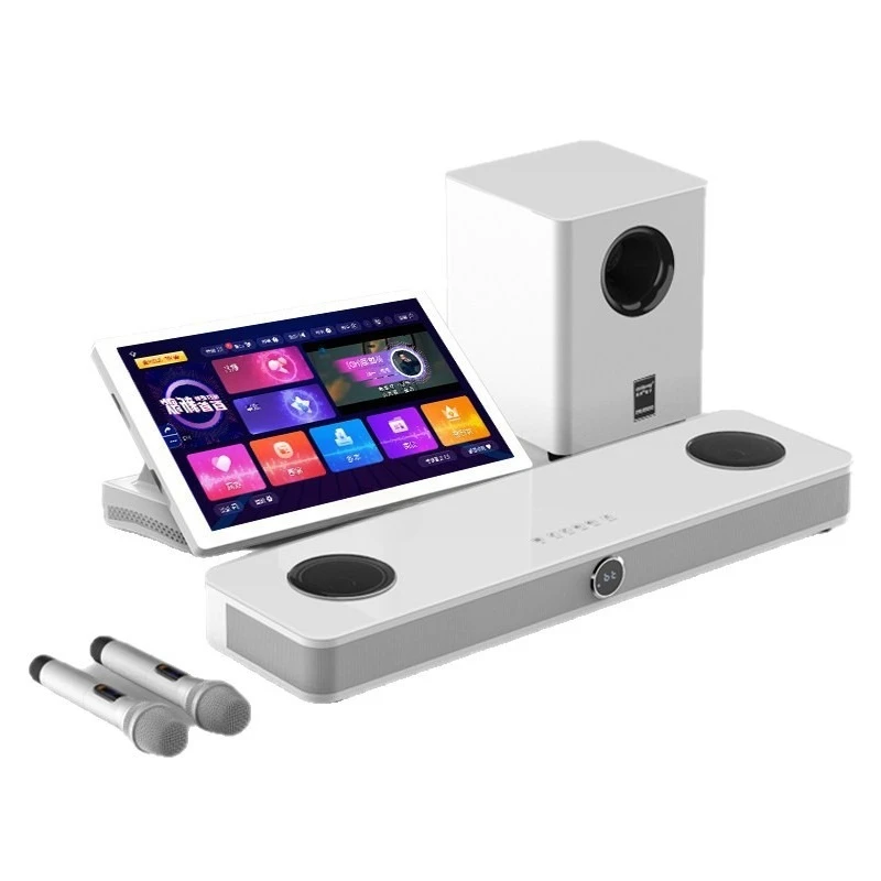 New S9 Whispering Wall Karaoke Home KTV Audio Living Room Karaoke Cinema Speaker Bluetooth TV