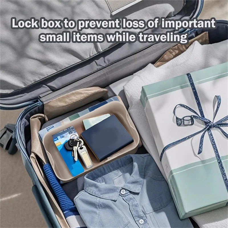 

BMBY-Lockable Storage Box, Locking Medicine Box, Cell Phone Locked Jail, Containers Bin For Personal Refrigerator Home