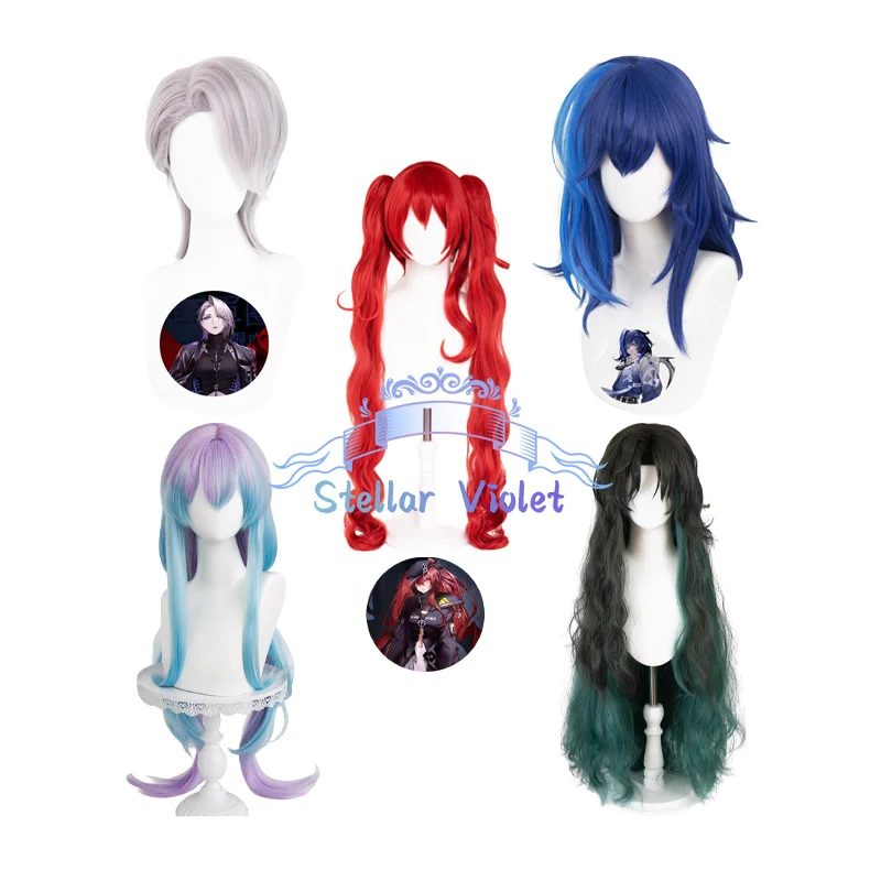 Igny شعر مستعار تأثيري مقاومة للحرارة لعبة الطريق إلى أي مكان زويا تأثيري بيروكات صناعية Crache الغراب هاميل تترا أنيمي شعر مستعار هالوين #1