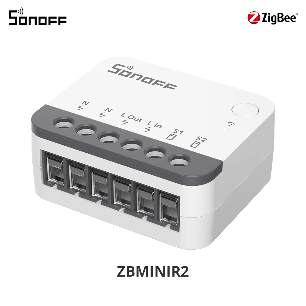 SONOFF ZBMINIR2 Extreme Zigbee Smart Switch Detach Relay Externe schakelaar Afstandsbediening via eWeLink Ondersteuning ZBBridge-U Gateway