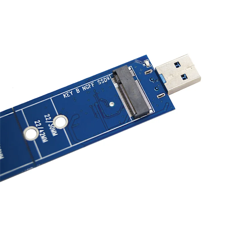 Адаптер SSD M2 на USB, адаптер M.2 на USB, B Ключ M.2 SATA протокол SSD, адаптер NGFF на USB 3,0 SSD карту