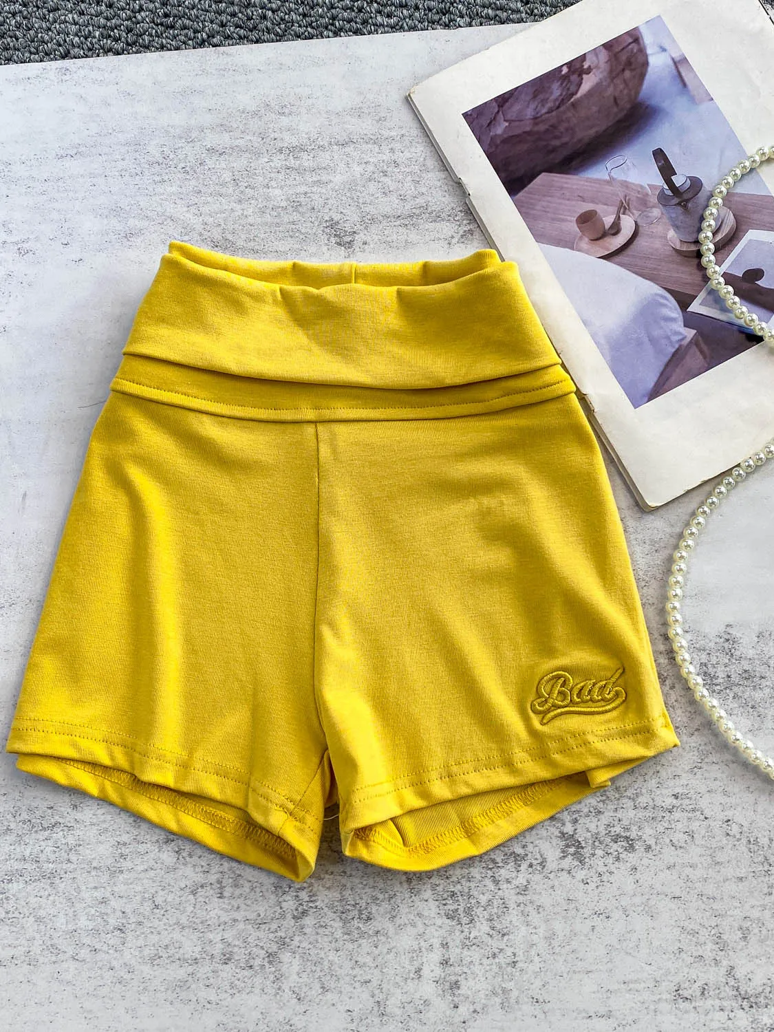 الأبيض عالية الخصر التخسيس orts المرأة Faionable مكبل طبقة قاعدة ضيقة تناسب بعقب رفع عارضة عالية الخصر orts #1