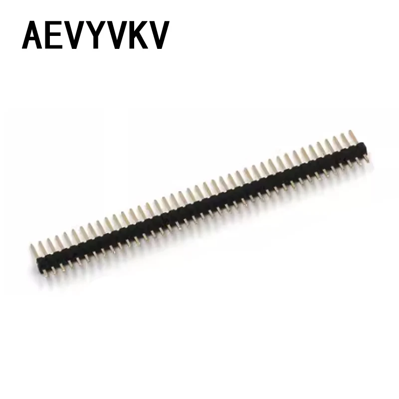 5pcs Pitch 1.27MM Pin Header Female Single and Double Row 1*40P 50P 2*40P 50P Straight/Curved Pin Gold Plated