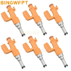 6PCS Auto Parts Fuel Injectors  23250-0P100 23209-09330 2320939325 For Toyota Avalon Camry Highlander Sienna Tacoma Lexus