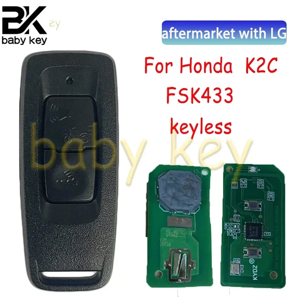 KYDZ para Honda Dario 160 motocicleta Scooter 433,92 MHz ID47 Chip PN:35111-K2C-T01 KYDZ llave de Control remoto inteligente de repuesto