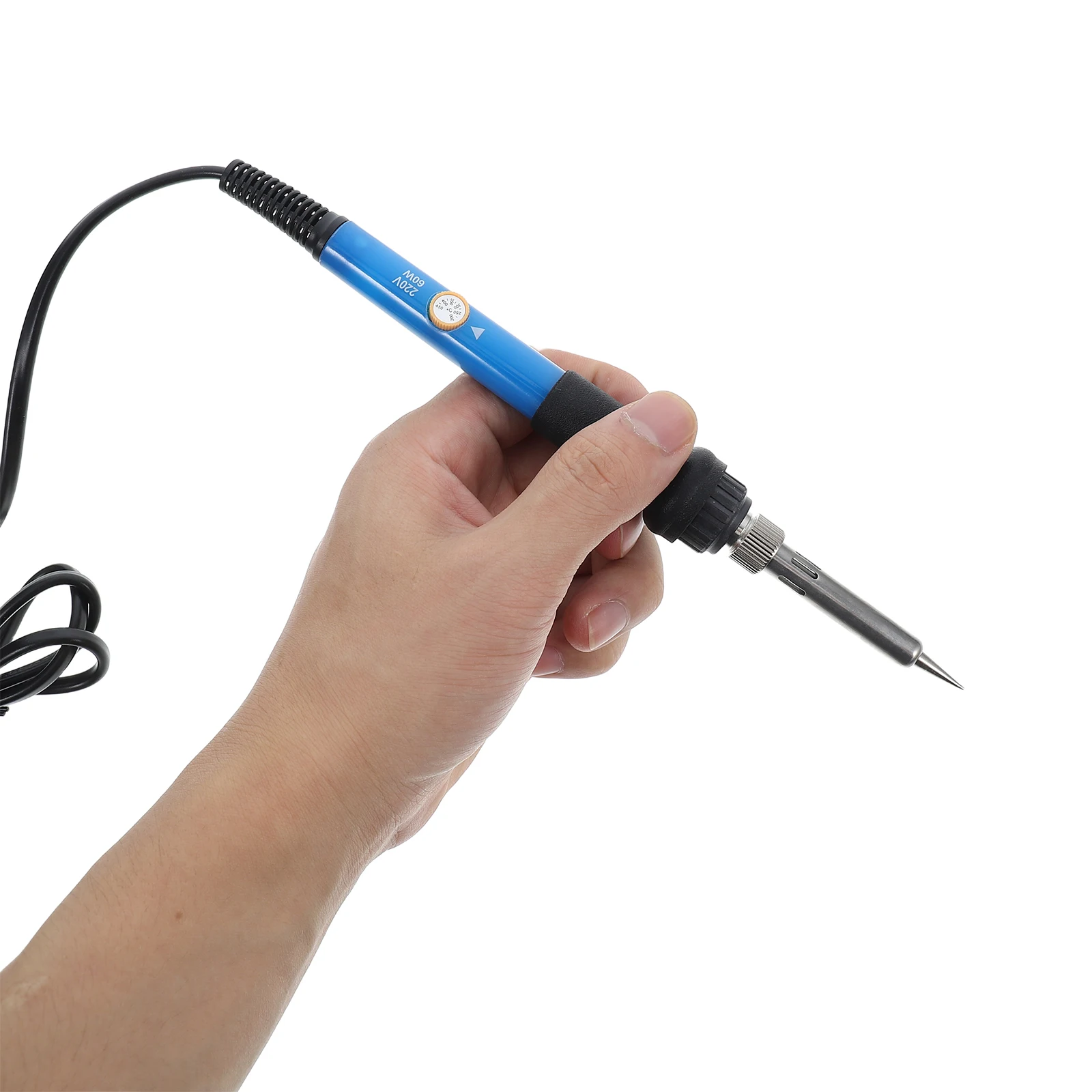 

Electric Soldering Iron Set 60W Portable Temperature Controlled Welding Tool Kit Rapid Heating Stable Temperature Versatile Tips