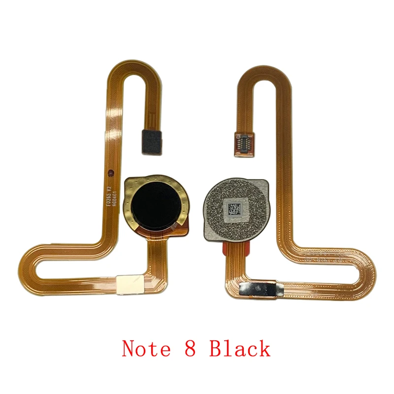 Original Fingerprint Sensor Scanner Home Button Flex Cable For Xiaomi Redmi Note 8 8T 8 Pro Touch Sensor Repair Parts