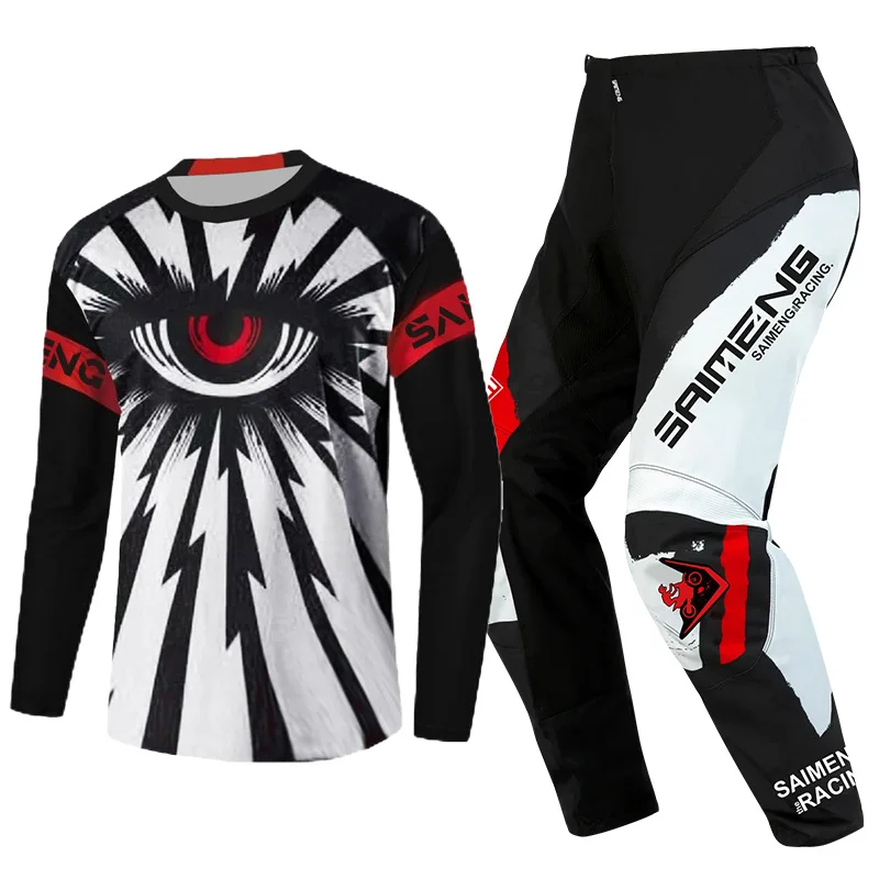 

2026 NEW child Off road motocross gear set jersey pants Motorcycle boy girl Enduro cross name number customize 4 5 6 7 8 10 year