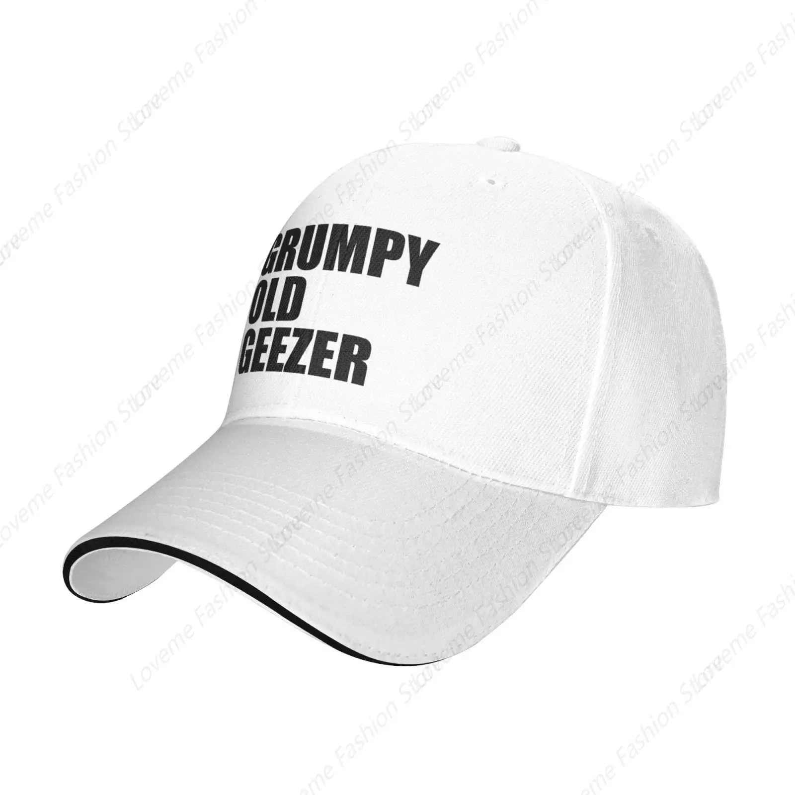 Vintage Grumpy Old Geezer Baseball Cap Four Seasons Outdoor Fishing Hat Adjustable Hip Hop Castette For Outdoor Travelling