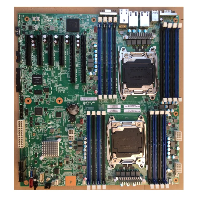 Placa base de servidor usada, C612, 00HV330, 00HV211, 00HV328, 512GB, compatible con E5-2600 V3, para Lenovo RD450X, X99