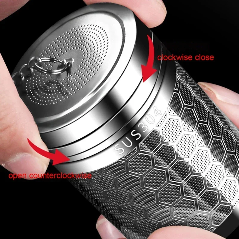 

1Pc 304 Stainless Steel Filter Screen Thermos Cup Teacup Teapot Tea Seasoning Ball Halogen Basket Tea Leak