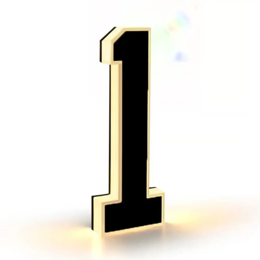Waterproof LED House Number Light Personalized Number Illuminated House Number Sign 12V Power Supply Letter Pattern