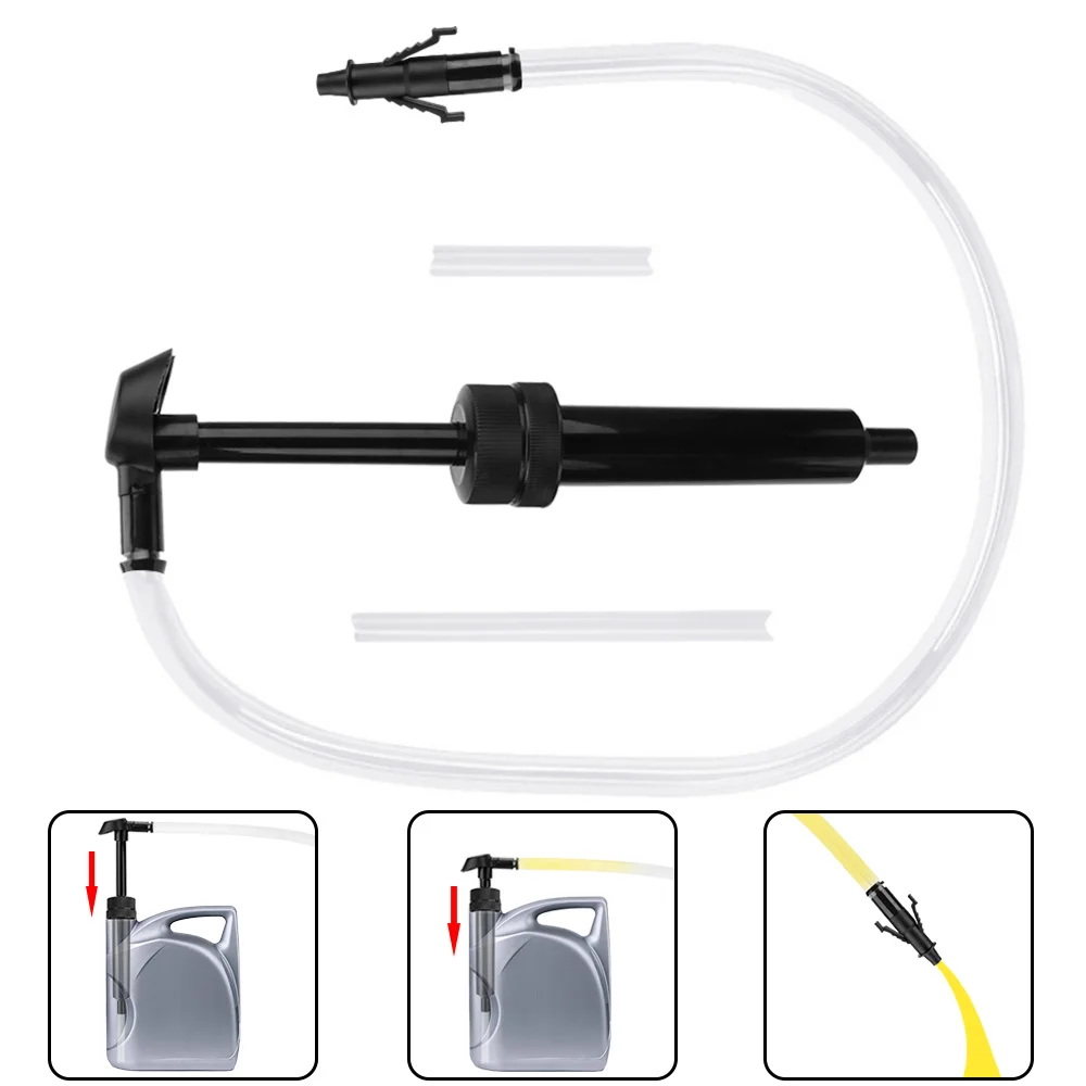 مضخة سيفون يدوية للنقل التلقائي ، مضخة نقل البنزين بالضغط اليدوي ، سيفون سائل يعمل بالبنزين ، زيت الوقود والديزل