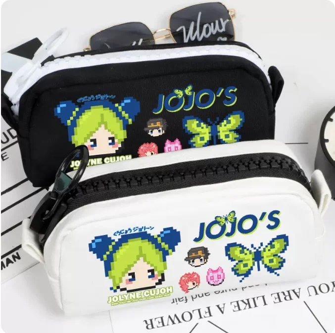 JoJos Bizarre Adventure Stone Ocean Pencil Case Oxford Canvas Storage Bag Pencil Box Pencilcase School Pen Bag 1537