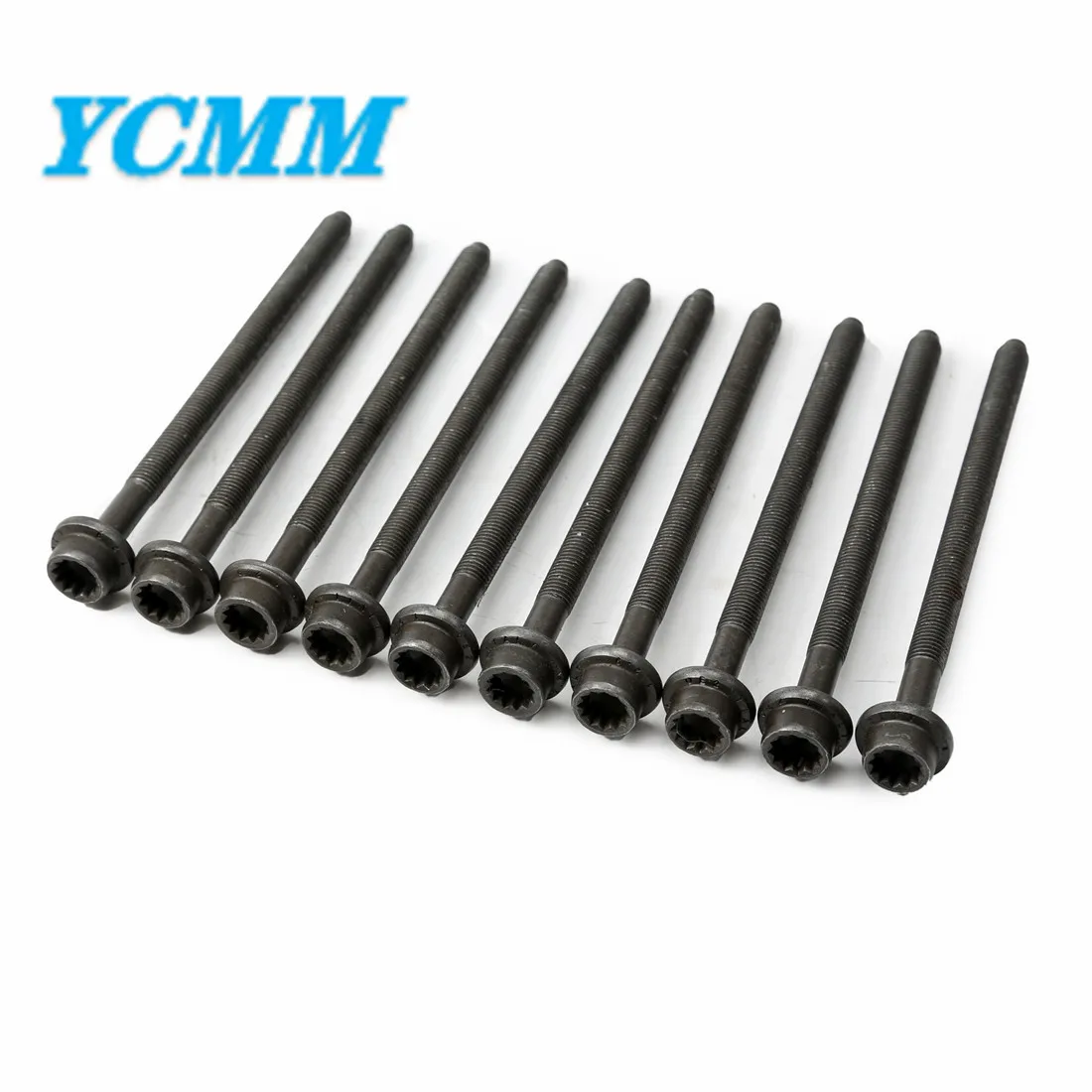 10pcs Engine Cylinder Head Bolt M9x1.25x140 WHT004926 EA211 1.4T For VW Jetta Tiguan Audi A1 A3 Q2 Seat Skoda