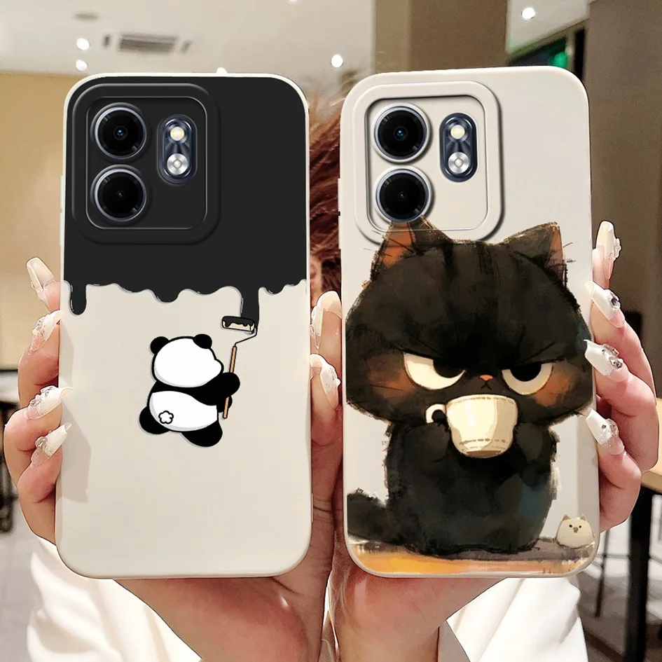 For Infinix Hot 50i Smart 9 Case X6531 X6531B X6532 Shockproof Cover Cute Rabbit Panda Soft Silicone Phone Case For Hot50i Coque