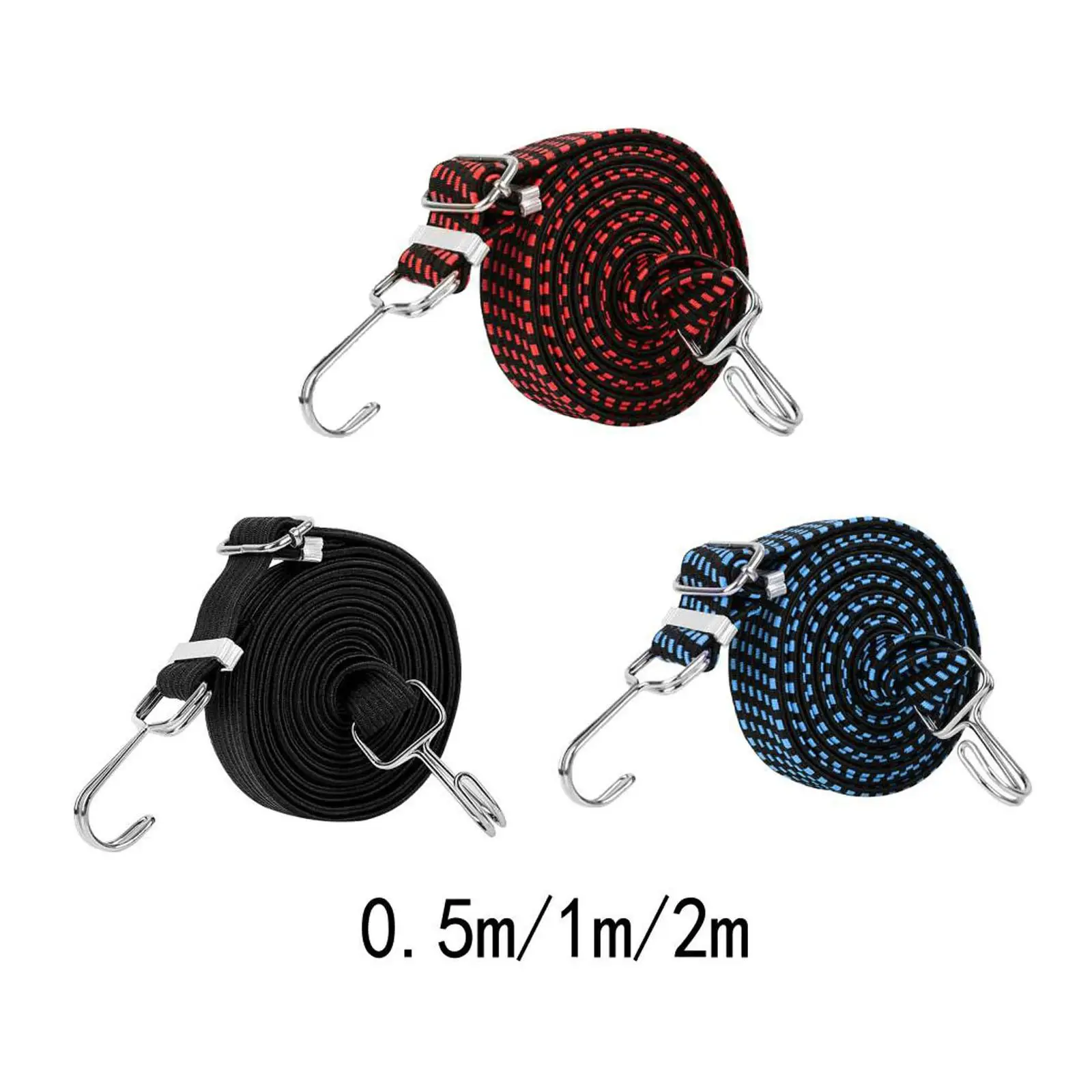 

Bungee Cord Elastic Luggage Straps Rope Hook Tie Car Bike Luggage Strap Band