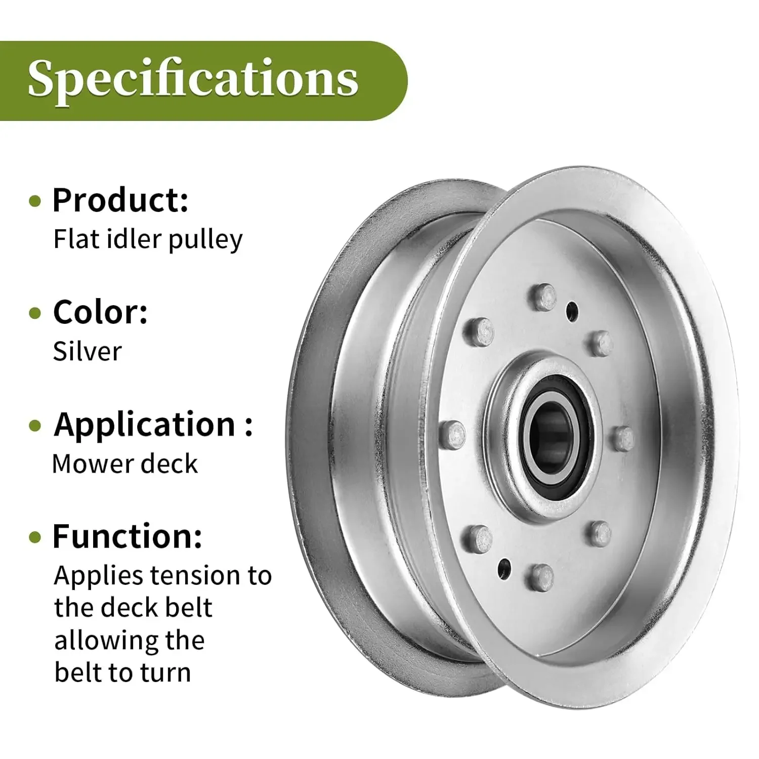 756-05034A  Idler Pulley GY22082 GY20269 Fit for John Dee re Riding Mower 42 inch Deck, MTD 247 Series Lawn Tractors