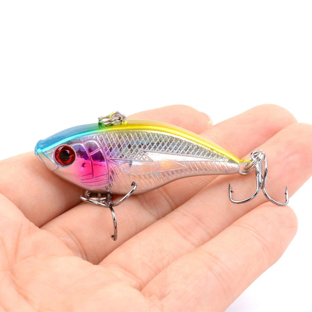 1Pcs VIB Winter Ice Sea Fishing Lures 5cm/13.5g Hard Crankbait Wobblers Artificial Bait Trolling Pesca Japan Fishing Tackle